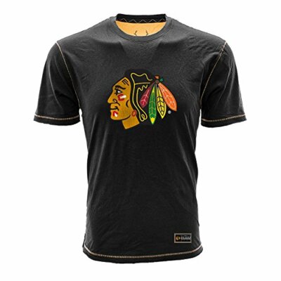 Levelwear LEY9R NHL Chicago Blackhawks Mens Small Harbor Harbour Jock Tag Tee