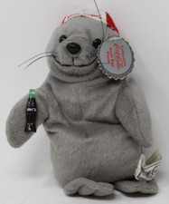 Coca Cola SEEROBBE BASECA PBEAN BAG PL&Uuml;SCH ca.16 cm Ho 10cm Breit ECHT ORIGINAL