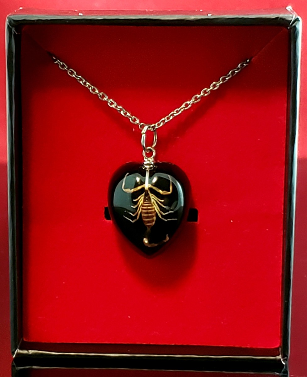 アクセサリー DEPT VTOPIA GIVEN HEART NECKLACE / black Spiked Heart Pendant Necklace – Ovniki