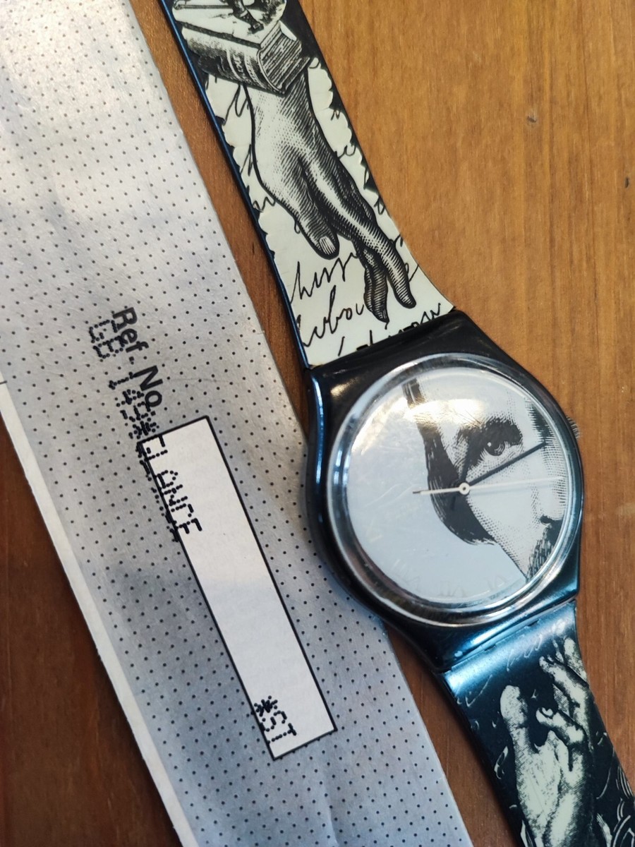 Orologio Vintage SWATCH GENT GLANCE by Fornasetti GB149 usato senza scatola  | eBay