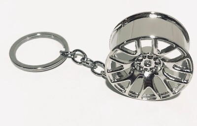 Alloy Wheel Keyring Modified Car Wheel Hub Key Chain Car Part Keyring ...