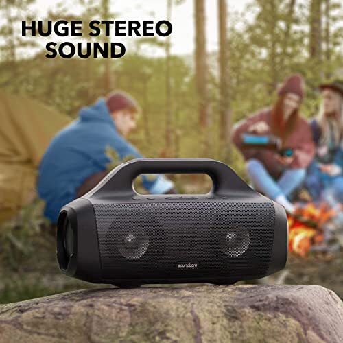 Altavoz Bluetooth impermeable Soundcore Anker Motion Boom con controladores de titanio, - Imagen 12 de 13