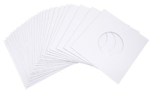 100-White-Paper-7-034-45rpm-Record-Sleeves-Acid-Free-Paper