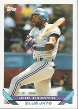 1993 Topps Series 1 Baseball #350 Joe Carter Toronto Blue Jays