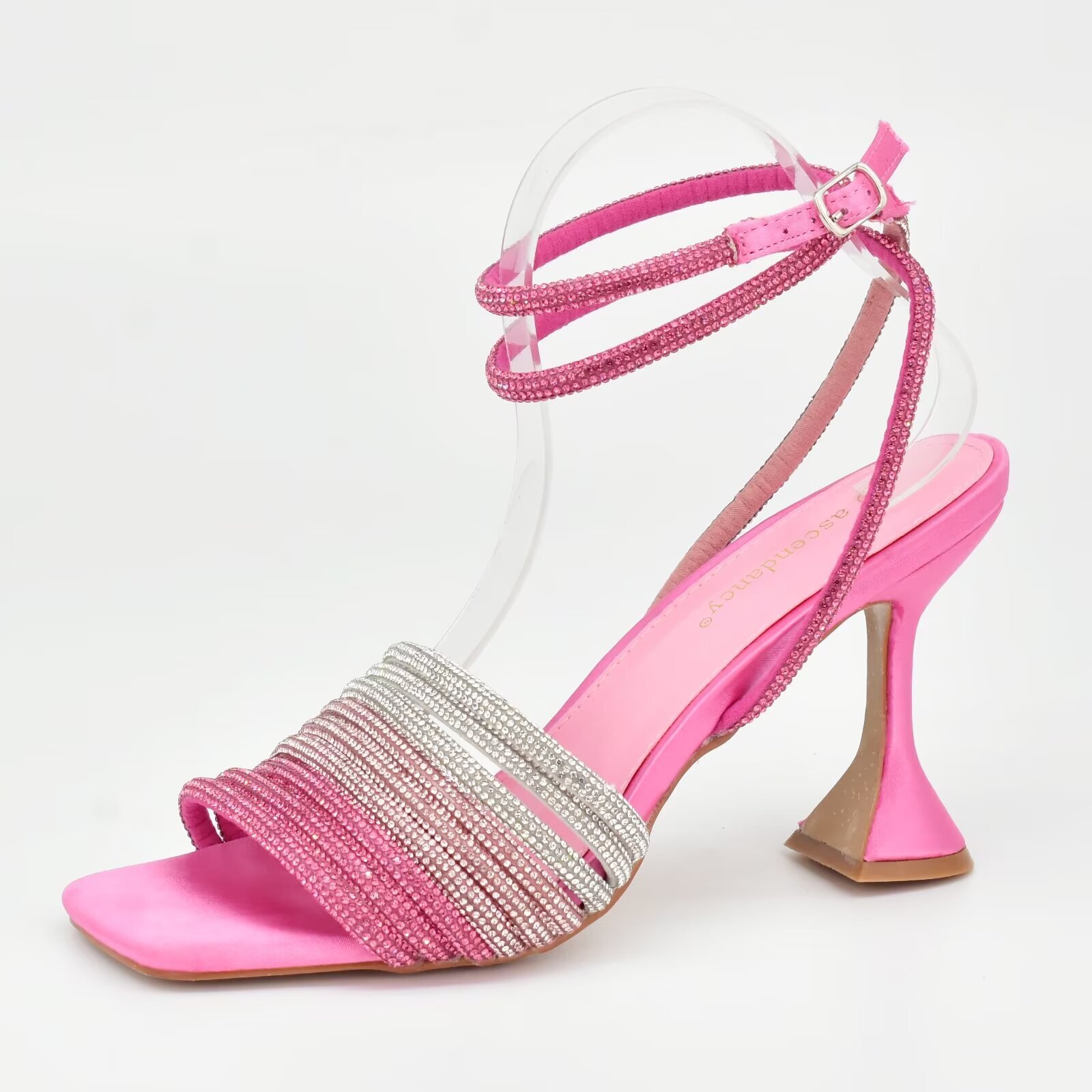 PANTOFOLA D’ORO Nuove scarpe donna sandali italiani strass scarpe di lusso pantofole alte 8 cm