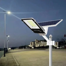 LED Solar Floodlight Solar Street Lights Outdoor Waterproof Remote Control US