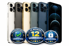 Apple iPhone 12 Pro 128/256/512GB Unlocked Excellent 100 Battery Health