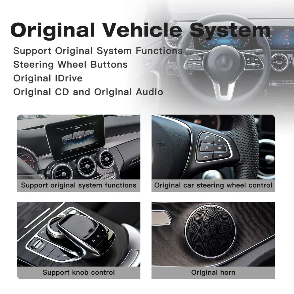 Android Auto Stereo Kabellos Carplay Linux Mercedes A/GLA/CLA W176 X156 NTG 4.5 - Bild 3 von 4