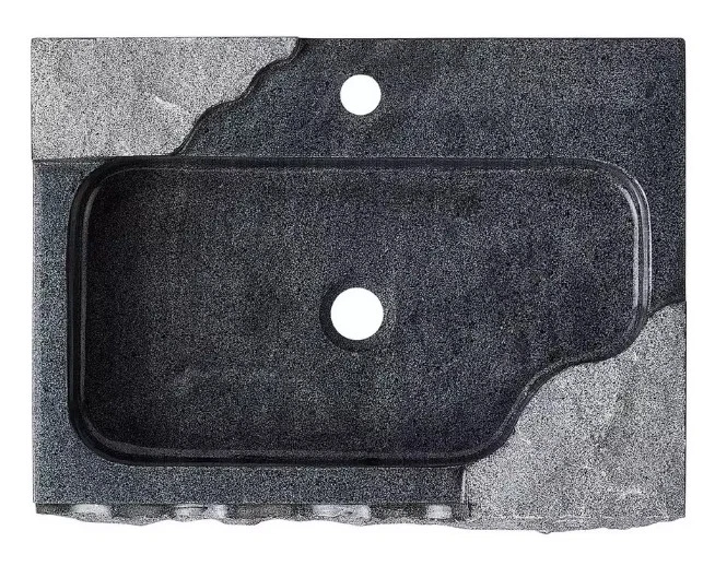 Прямоугольная раковина для гранитного сосуда Signature Hardware Ardwick 22 дюйма - сине-серая - Изображение 2 из 2