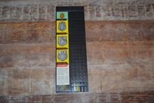 Vintage 1960 Mattel Lie Detector Pieces: Game Score Board w/ yellow & white pegs