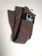 b.ella - Woman's tall socks - light brown - Cashmere blend - Made in USA