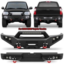 Front Or Rear Bumper For 2000-2006 Toyota Tundra With Winch Plate Lights Drings Front Or Rear Bumper For 2000-2006 Toyota Tundra With Winch Plate Lights Drings