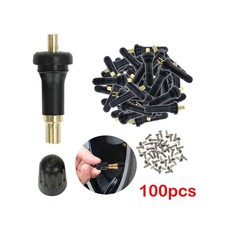 For 92-0145 17-20008 Tpms Valve Stem Rubber Snap-in 50 Pcs Kit With Screws