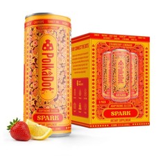 Polkadot Spark Seltzer, Strawberry Lemonade Flavor, 12 Fl Oz (Pack of 6 ) 