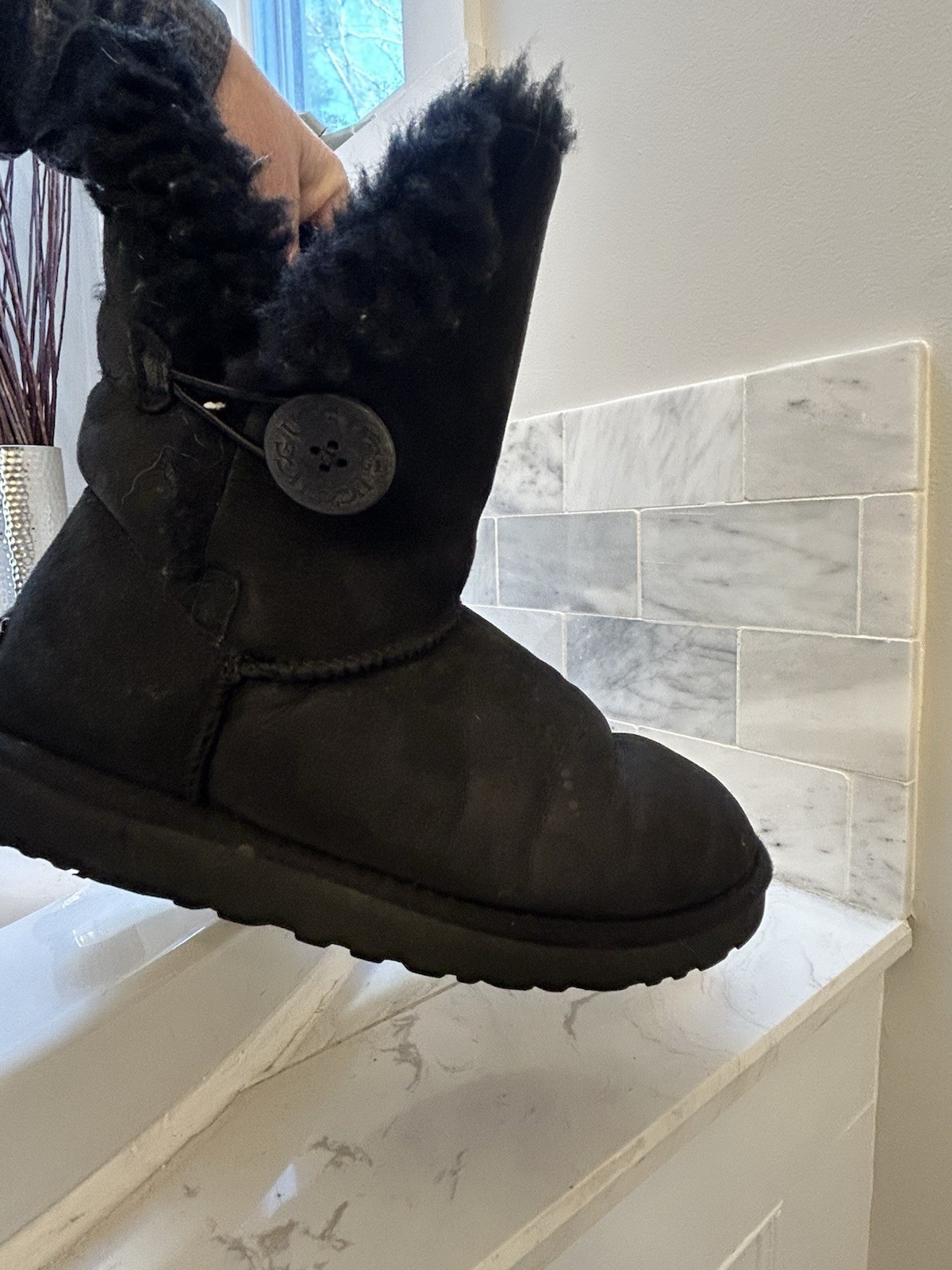 Uggs Bailey Button Single Button Black Size 7 Ste… - image 2