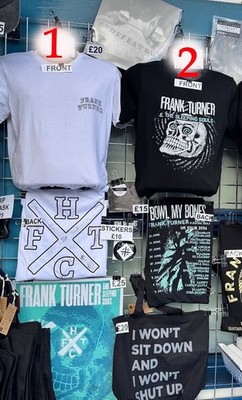Frank Turner Sleeping Souls UK Tour 2026 T-Shirt, reprint