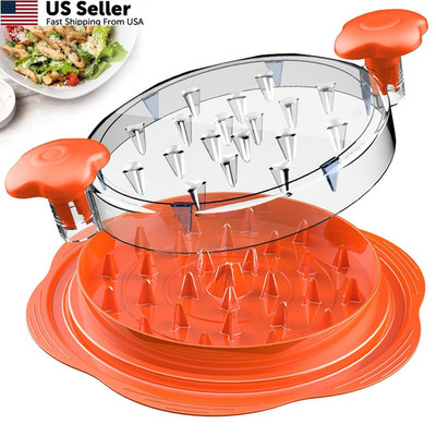 SURETIVIAN Chicken Shredder Large Breast Tool Large, Orange 