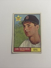 1961 Topps Carl Yastrzemski #287 1961 Rookie Boston Red Sox see photos
