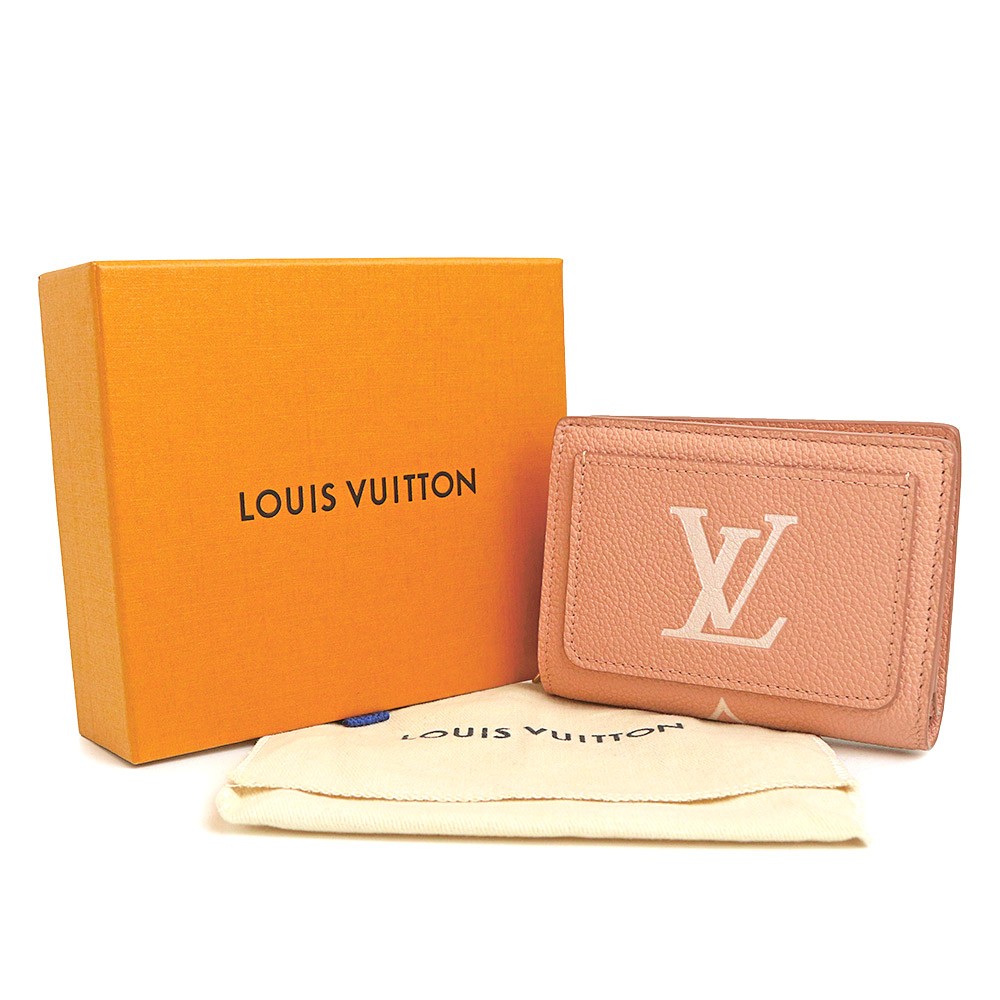 LOUIS VUITTON M81649 Claire Monogram Empreinte, Rose Trianon Claim Wallet image 2