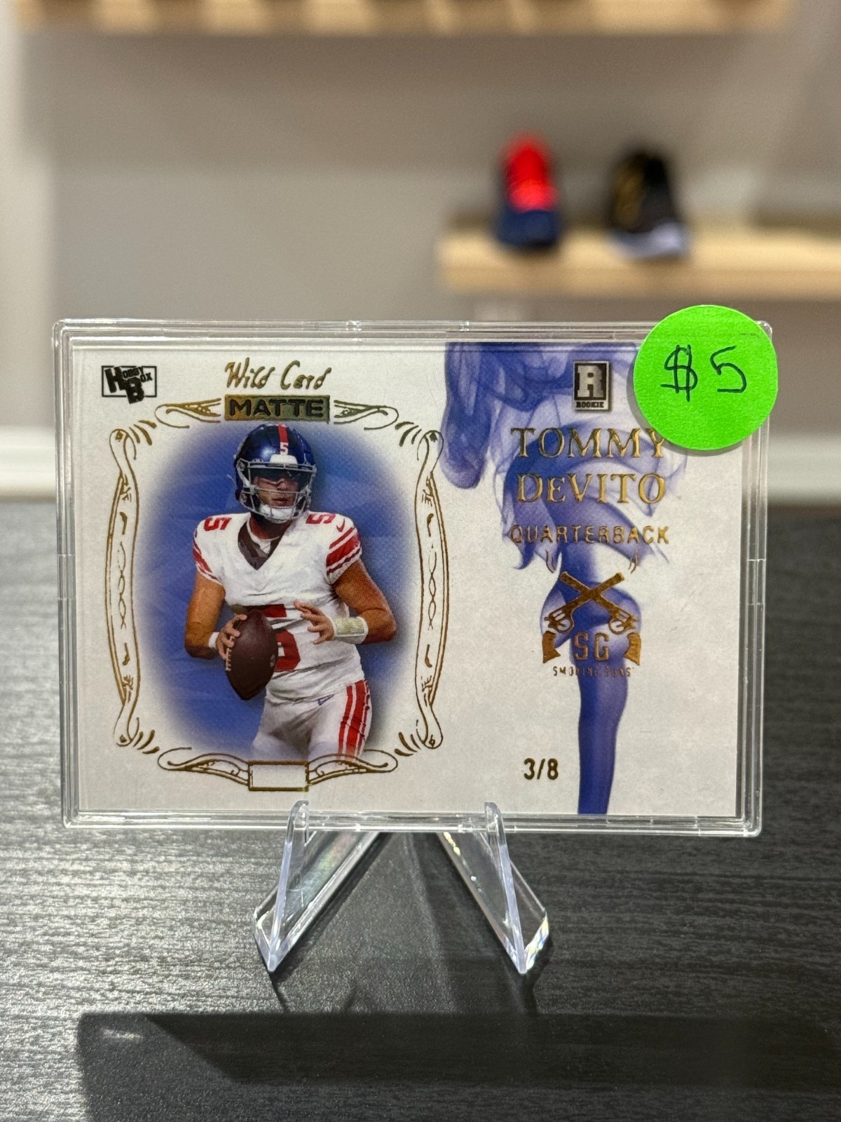 2023 Wildcard Matte Tommy DeVito Smoking Guns 3/8 - SG-TDWN