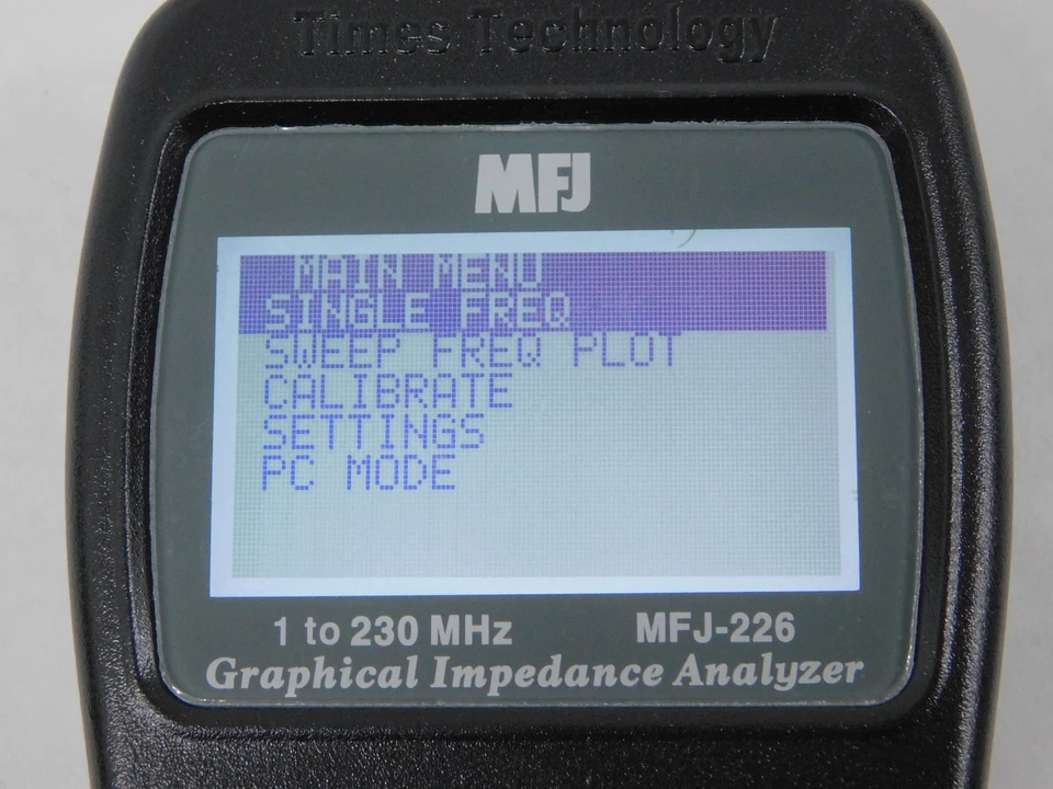 Analizador de impedancia antena gráfica radioaficionado MFJ-226 + manual (excelente) Foto 3 de 3
