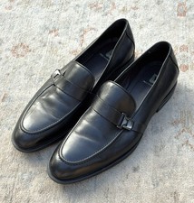 Bruno Magli EUC Pablo Buckle Strap Loafers Sz 11