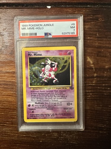 Mr. Mime (Unlimited) graded PSA 7 for sale on eBay