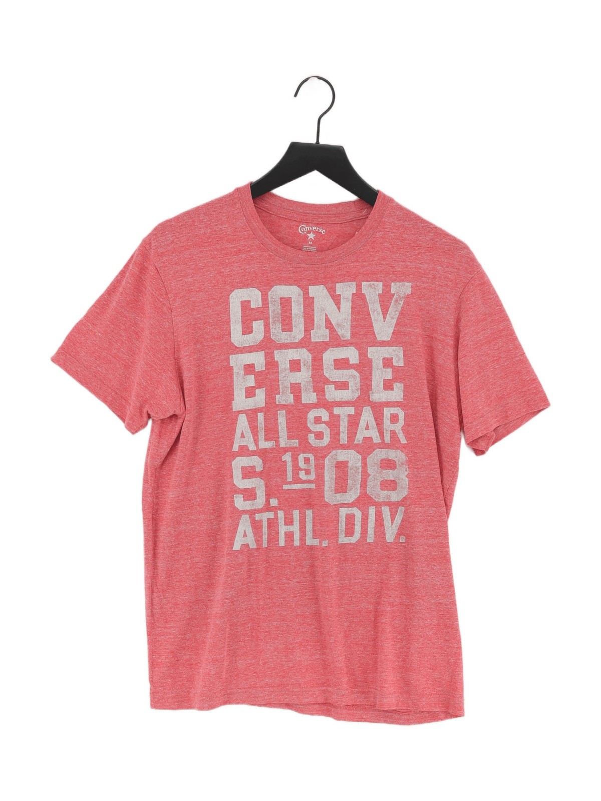 ALTRA Converse T Shirt Uomo M Rossa 100% Altro Basic