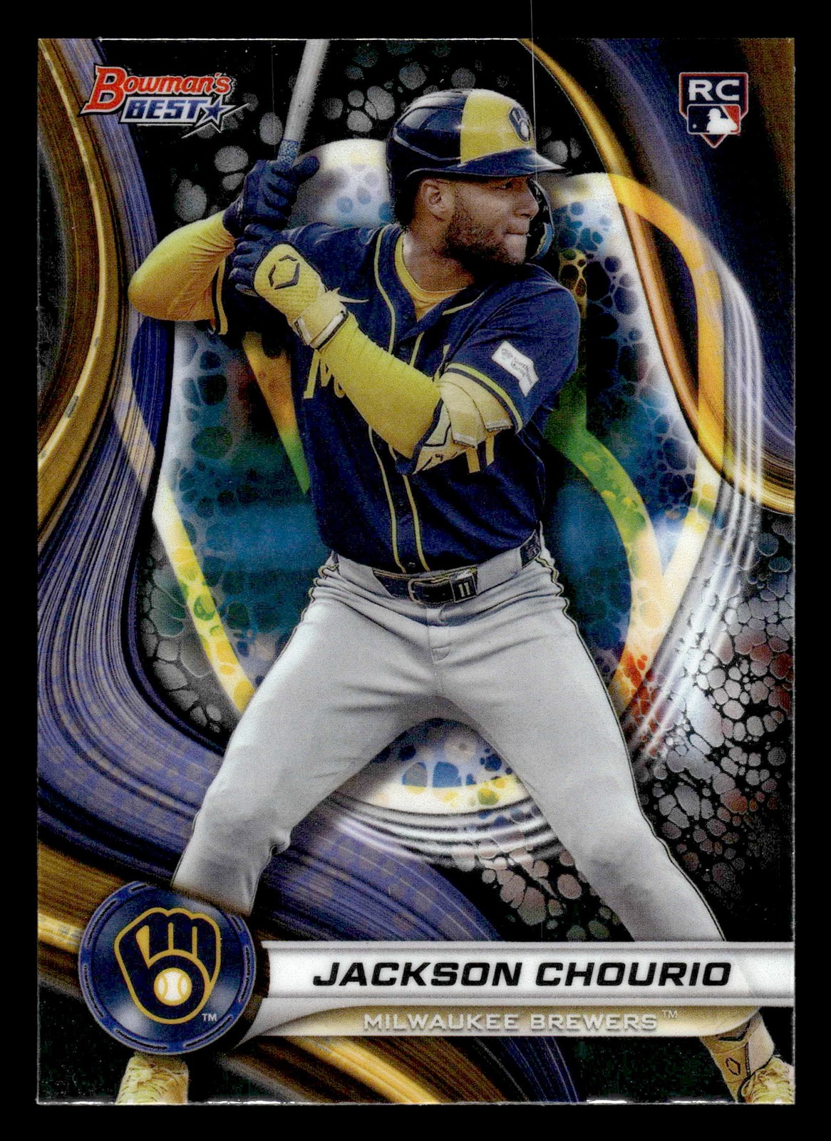 2024 Bowman's Best - #38 Jackson Chourio RC - Milwaukee Brewers