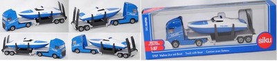 Siku Super 1757 Volvo FH16 750 Globetrotter-XL 4x2 mit Sattelauflieger und Boot