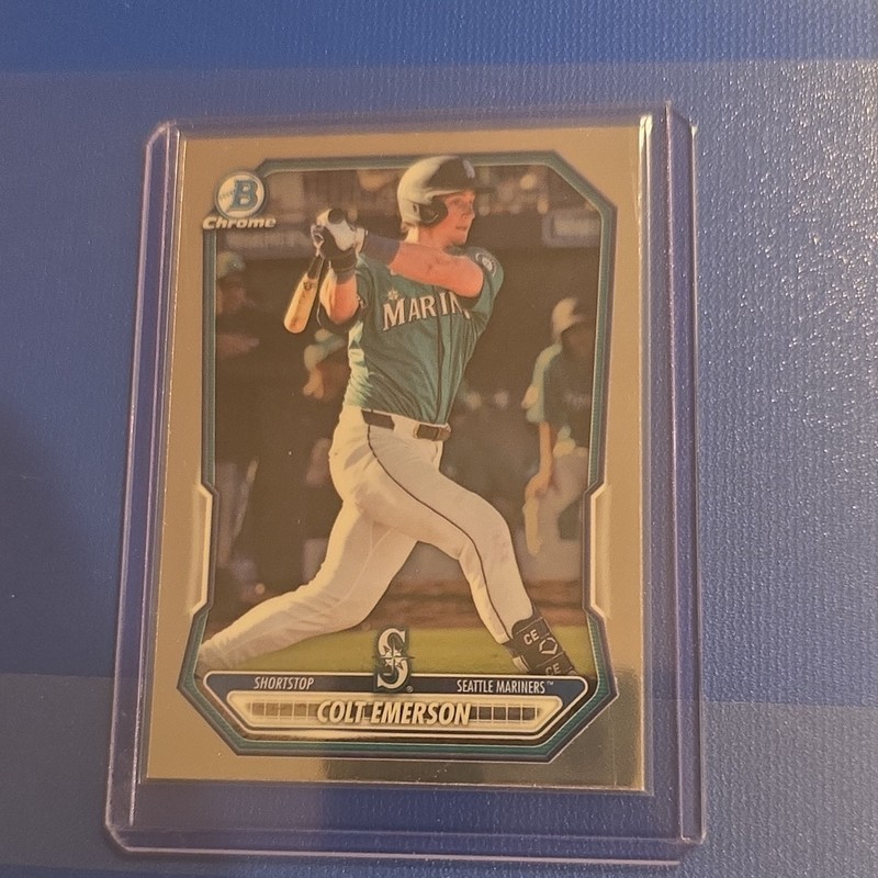 Topps Bowman Chrome 2026 Colt Emerson Chrome Prospect #BCP-108 Mariners