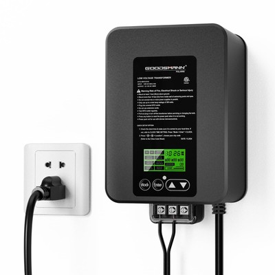 Low Voltage Transformer 300W Landscape Lighting Transformers for Low Voltage ...