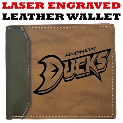 Custom ANAHEIM DUCKS LOGO #5 Wallet - Bifold Leather Wallet - Premium Quality