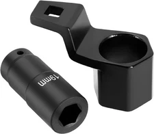 DASBET 19mm Harmonic Balancer Socket and 50mm Hex Crankshaft Crank Damper Pulley