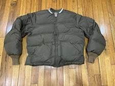 Walls Blizzard Pruf Waist Coat Brown Insulated Men's Large Made in USA Vintage