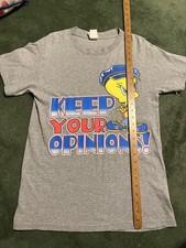 Vintage 90s Looney Tunes Tweety Bird Shirt Sz Small 2 Sided. Keep Your Opinions