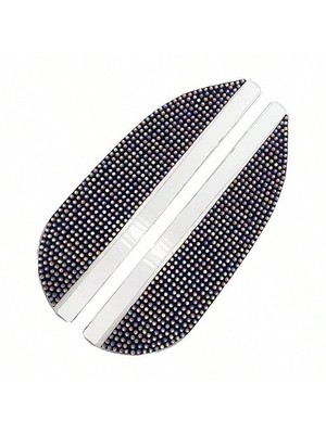 Color Diamond Rain Eyebrow 2PCS Universal Car Rearview Mirror Shield
