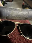 WW2 WWII Us Military Aviator Glasses With Case Type G2 Cont Af33 Welsh