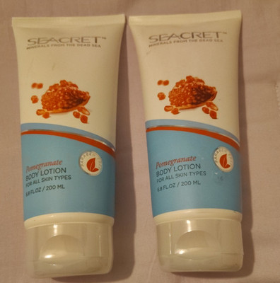 LOT of 2 Seacret Pomegranate Body Lotion Minerals from the Dead Sea NEW