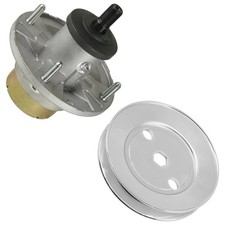 Mower Deck Spindle w/Pulley for John Deere X580 X584 X590 Z325 Z330 48" 54"