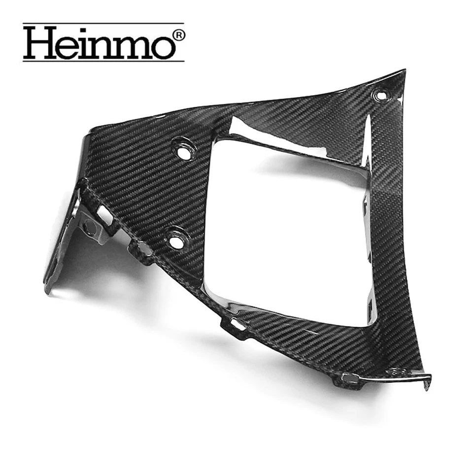 For 2020-2024 2025 R1 R1M Real Carbon Fiber Abdomen Radiator Guard Cover Panel - Imagem 4 de 4