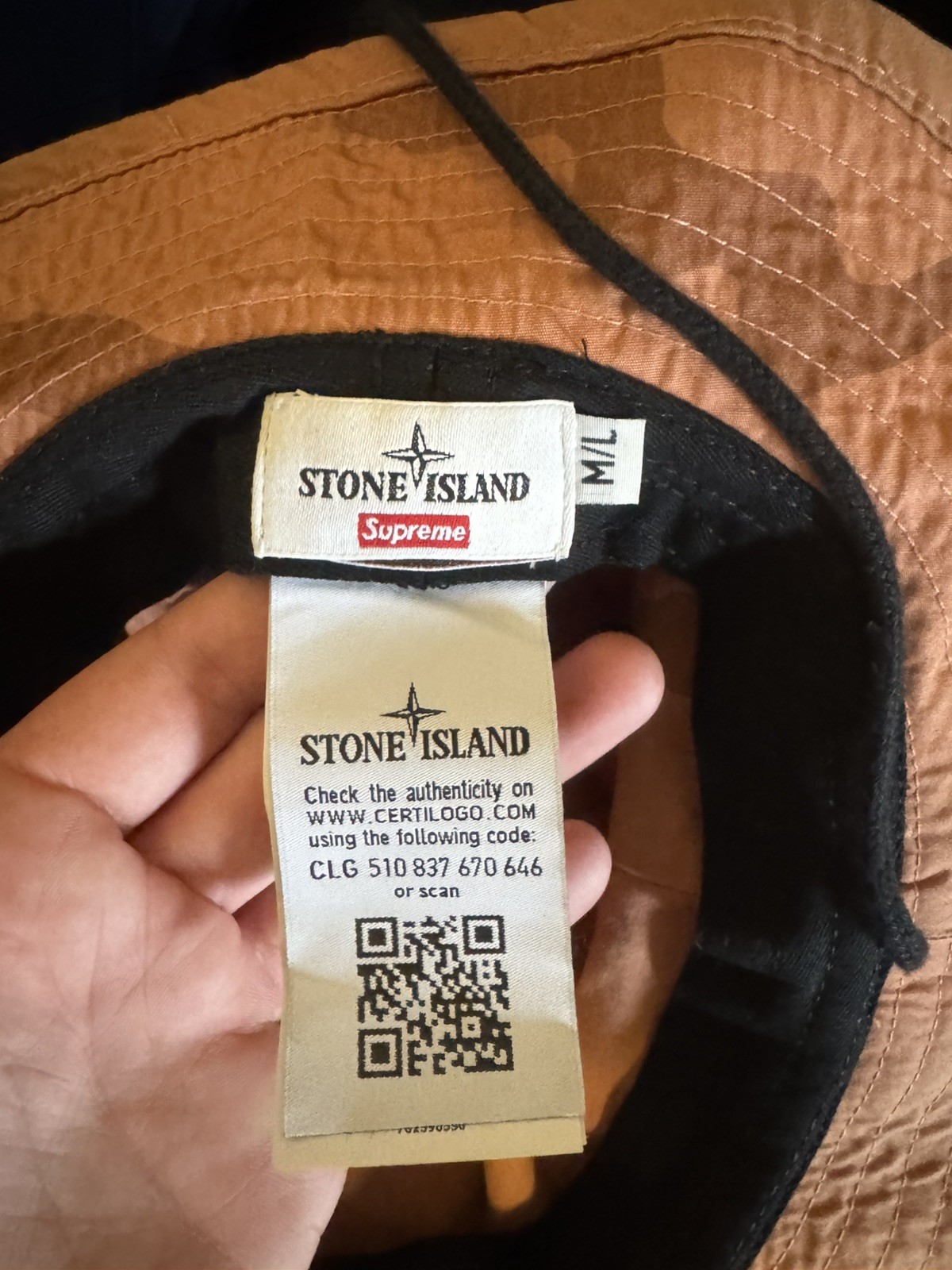 Stone Island x Suprem Bucket Boonie Hat M/L image 6