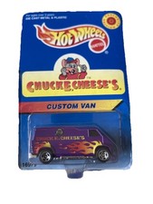 1996 Mattel Hot Wheels Chuck E Cheese Custom Van Purple Exclusive 16979