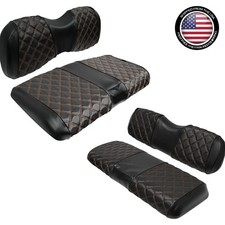 Comfortable Vinyl Leather Seat Covers for Yamaha Drive/Drive 2 - Easy Install