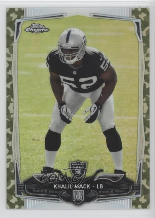 2014 Topps Chrome STS Camo Refractor /499 Khalil Mack #184 1l9o