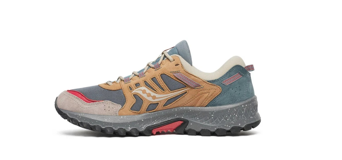 Saucony Grid Peak Grey Sand Brown Sneakers Running Retro S70930-1 Mens 15790₽