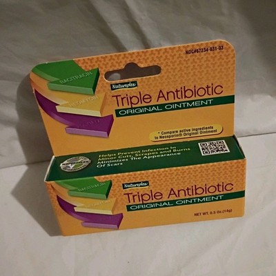 Natureplex Triple Antibiotic Ointment Bacitracin Neomycin Polymyxin 0.5 oz