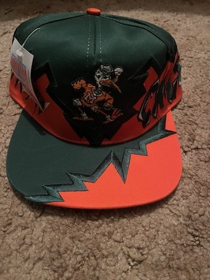 Miami Hurricanes Vintage Jagged Edge Hat Drew Pearson 90s SnapBack