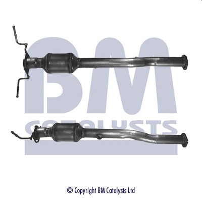 Catalytic Converter Type Approved + Fitting Kit Rear BM91295HK BM Catalysts New - Picture 2 of 8