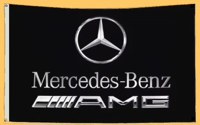 ADAC Masters, Motorsport, Fahne Mercedes Benz ähnlich,  AMG Mastfahne, 90x150cm